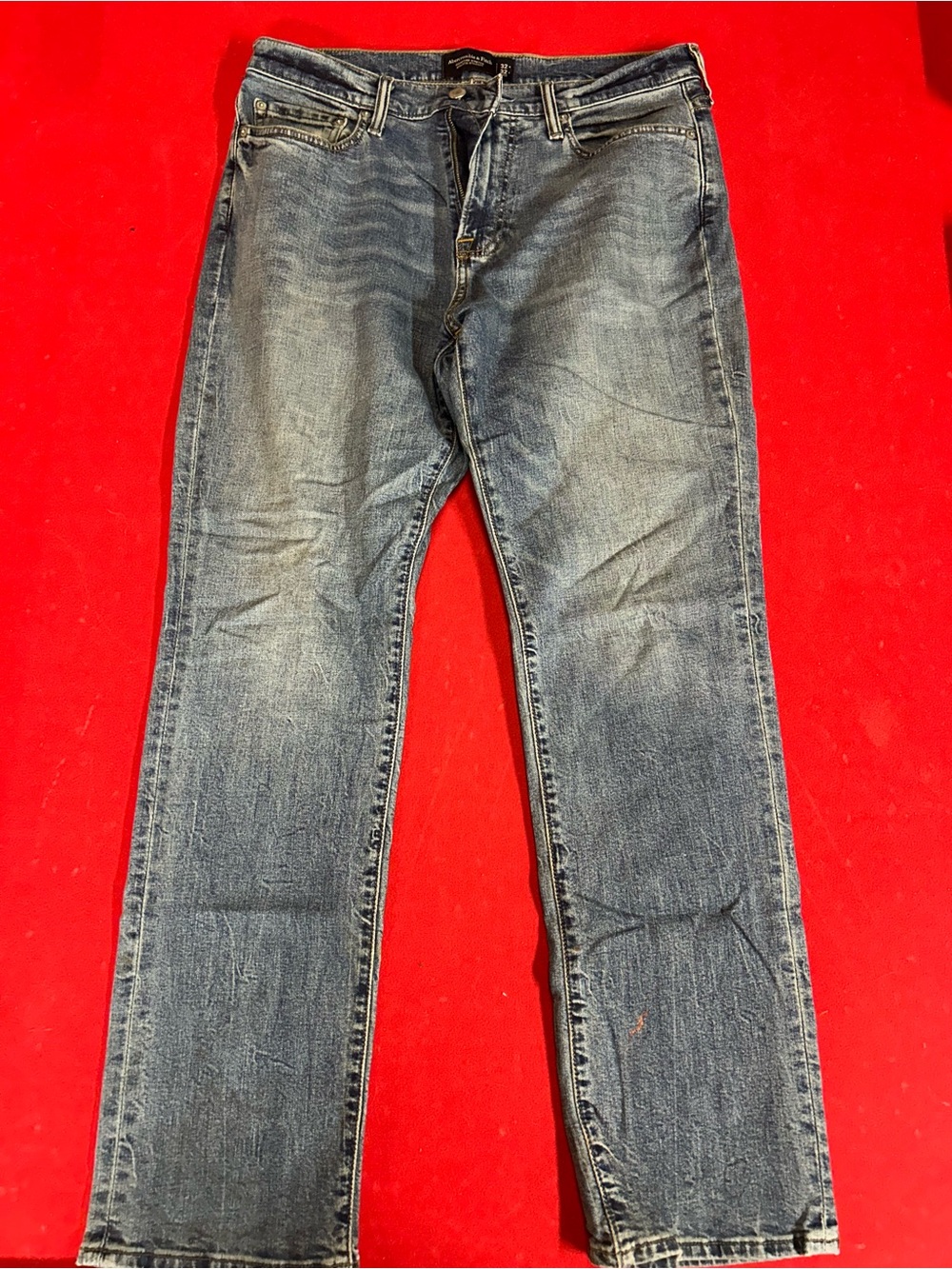 Abercrombie & Fitch Athletic Straight Jeans